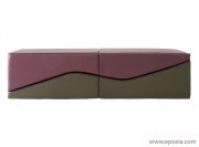Poufs convertibles en chaises longues Easy