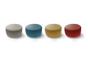 Poufs d'accueil, tissu Step Mélange