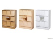 Meuble présentoir pour documents 9 compartiments
