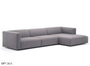 Canapé d'angle en tissu Match