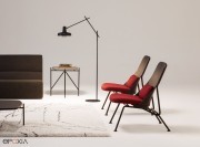 Fauteuils accueil Strain par Prostoria