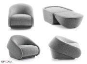 Fauteuil Up-Lift convertible en lit 1 place, idéal pour un couchage occasionnel