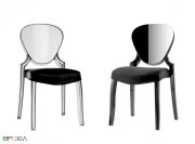 Chaises Queen, coussins d'assise