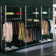 Rangement style penderie design Socrate acier