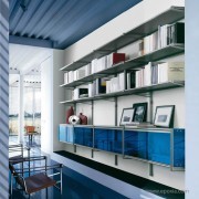 Rangement suspendu design Socrate acier avec portes 