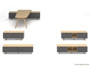 Quelques configurations possibles avec le bureau direction Rail