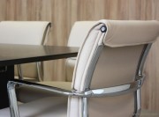 Fauteuils de réunion cuir Una executive