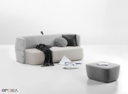 Canapé et pouf Revolve