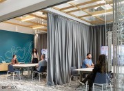 Séparation de pièce avec les rideaux Snowcurtains