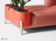 Canapé Sabot - détail jardinière