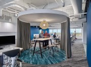 Création d'espaces acoustiques au sein d'un openspace, avec Snowcurtains