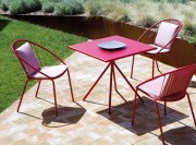 Fauteuils de table Aria avec table Rick