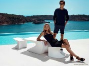 Mobilier outdoor Wing - table basse et tabourets