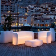 Collection Nova pour terrasse et jardin, version lumineuse finition IL
