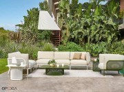 Canapé et fauteuils Cabla, collection indoor/outdoor