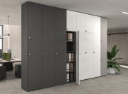 Armoires portes battantes Quattro, grande hauteur