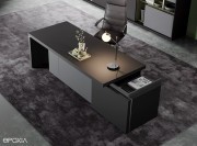 Bureau de direction Sessanta Executive avec caisson porteur