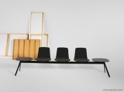 Poutre attente Lottus coques noires avec tablettes