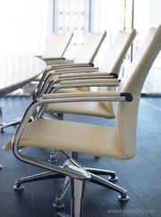 Fauteuil de réunion Ciello en cuir