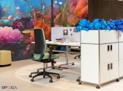 Siège de bureau professionnel Sequel avec dos tapissé