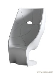 Siège design blanc Nemo