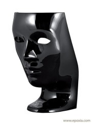 Fauteuil tête Nemo finition noir brillant