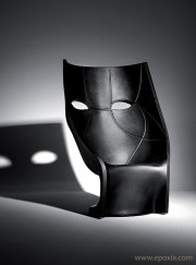 Fauteuil design noir Nemo