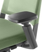 Détail accoudoirs siège ergonomique Kineo