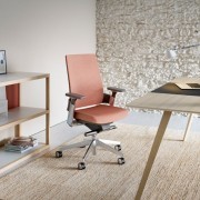 Fauteuil de bureau avec résille tapissée 3.60