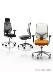 Fauteuils Giroflex 68 dossier résille