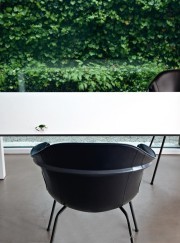 Fauteuil attente Elephant noir