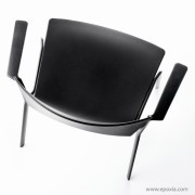 Fauteuil Slam par Sellex avec accoudoirs aluminium