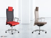 Sièges Dama, dossier haut et têtière assorti à l'assise