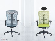 Sièges de travail SynchroPlus Flexa, avec ou sans têtière