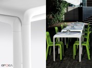 Tables empilables pour terrasse Snow