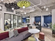 Luminaires acoustiques BuzziPleat, Led Glob, modèle Edel Medium et Large