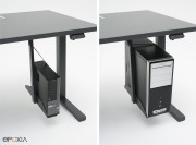2 modèles de supports UC adaptables sous les bureaux Ogi Drive