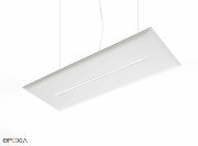 Luminaire acoustique T-System, gamme Snowsound