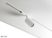 Luminaire acoustique T-System Track, gamme Snowsound
