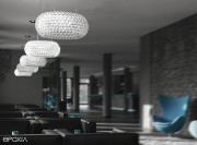 Suspension Caboche argent par Foscarini