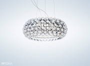 Suspension Caboche argent media par Foscarini