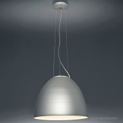 Suspension Nur gris métallisé