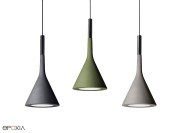 Suspension Aplomb couleurs froides par Foscarini