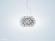 Suspension argent Caboche piccolo par Foscarini