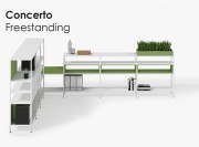 Système de rangement Concerto Freestanding