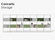 Système de rangement modulable Concerto Storage par Bralco