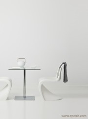 Table en verre Flow