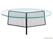 Table basse design Anapo plateau verre 