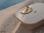 Table basse Luna, avec rangement