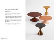 Tables basses Clessidra, différentes tailles et finitions